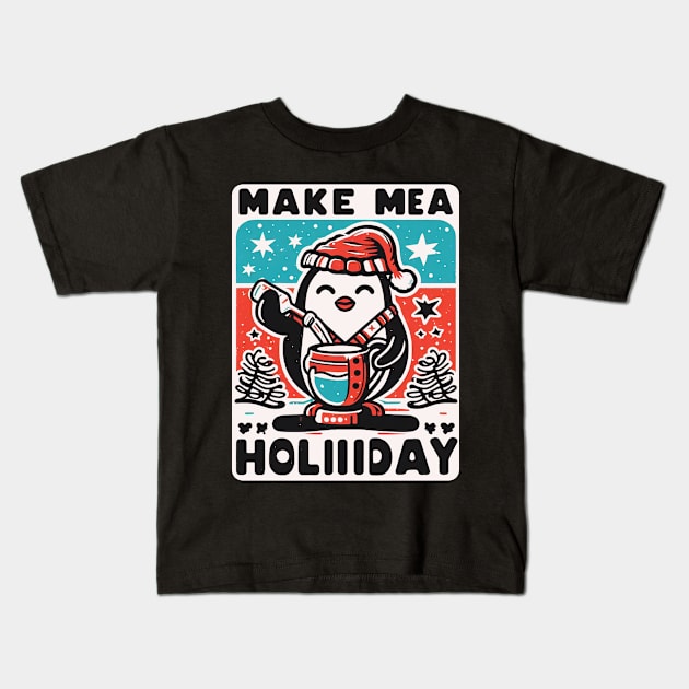 holliday Kids T-Shirt by ADSart